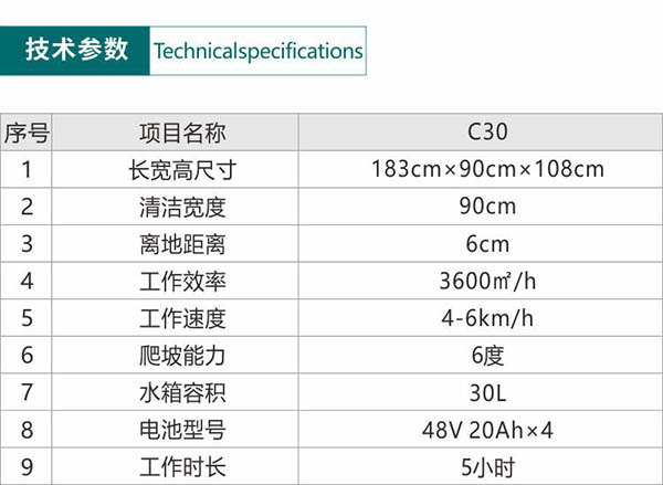 电动湟源尘推车C30